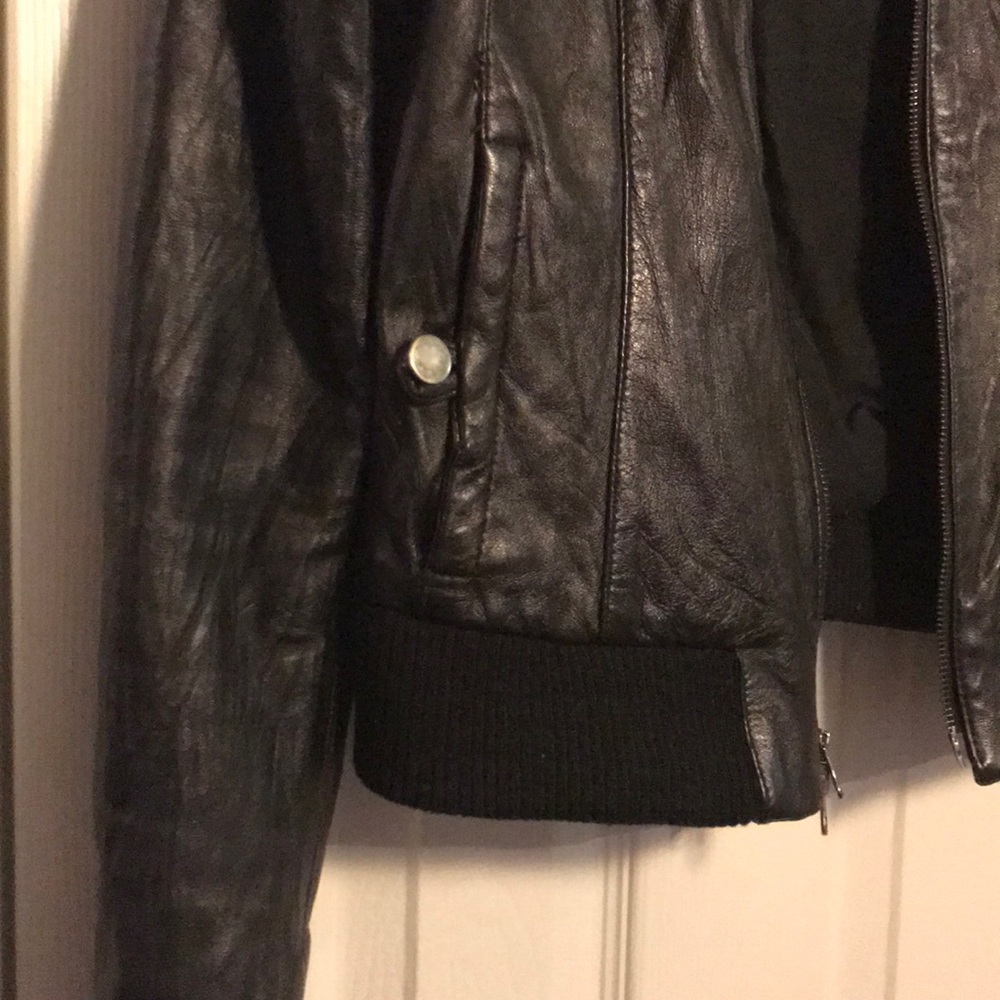 Bagatt genuine black leather jacket - Picture 2 of 5